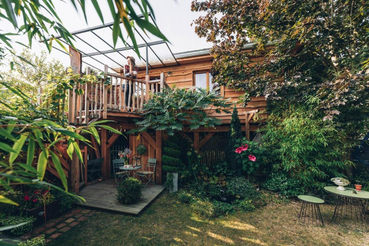La Cabane Du Bon Chemin ,Spa لافال المظهر الخارجي الصورة